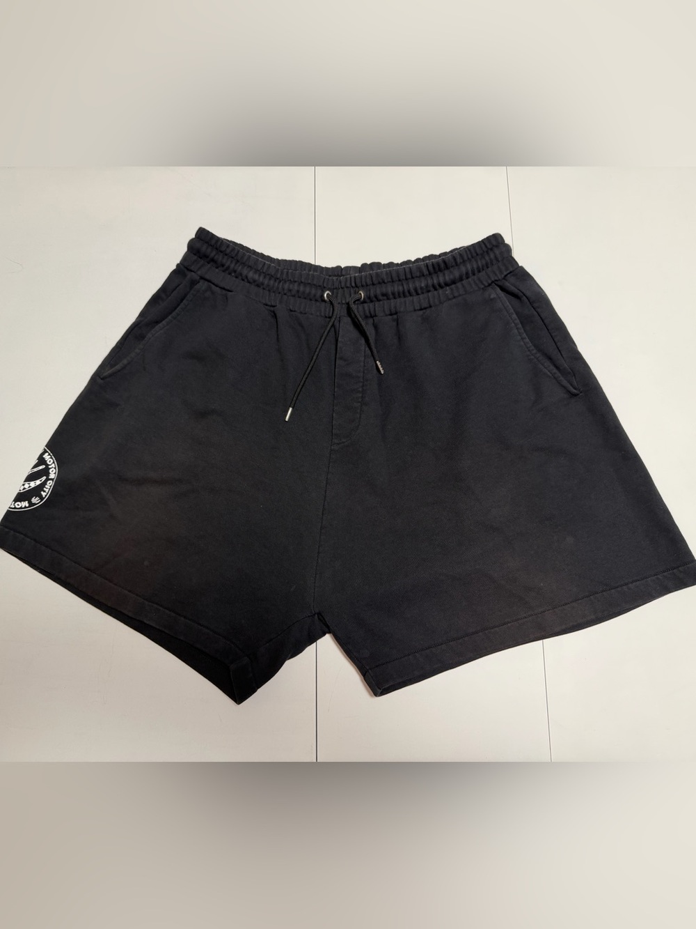 Alexander McQueen Black Drawstring Athletic Shorts